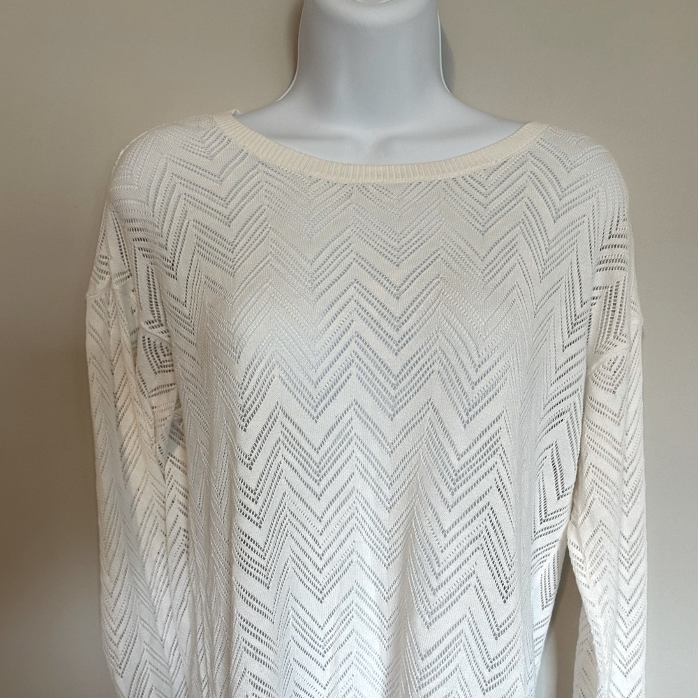 LOFT Sheer Sweater